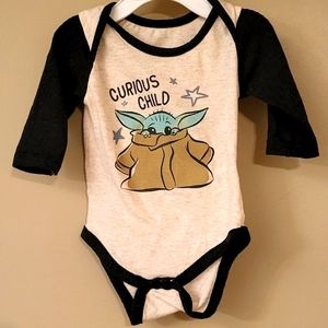 Star Wars "Curious Child" long sleeved onesie/bodysuit